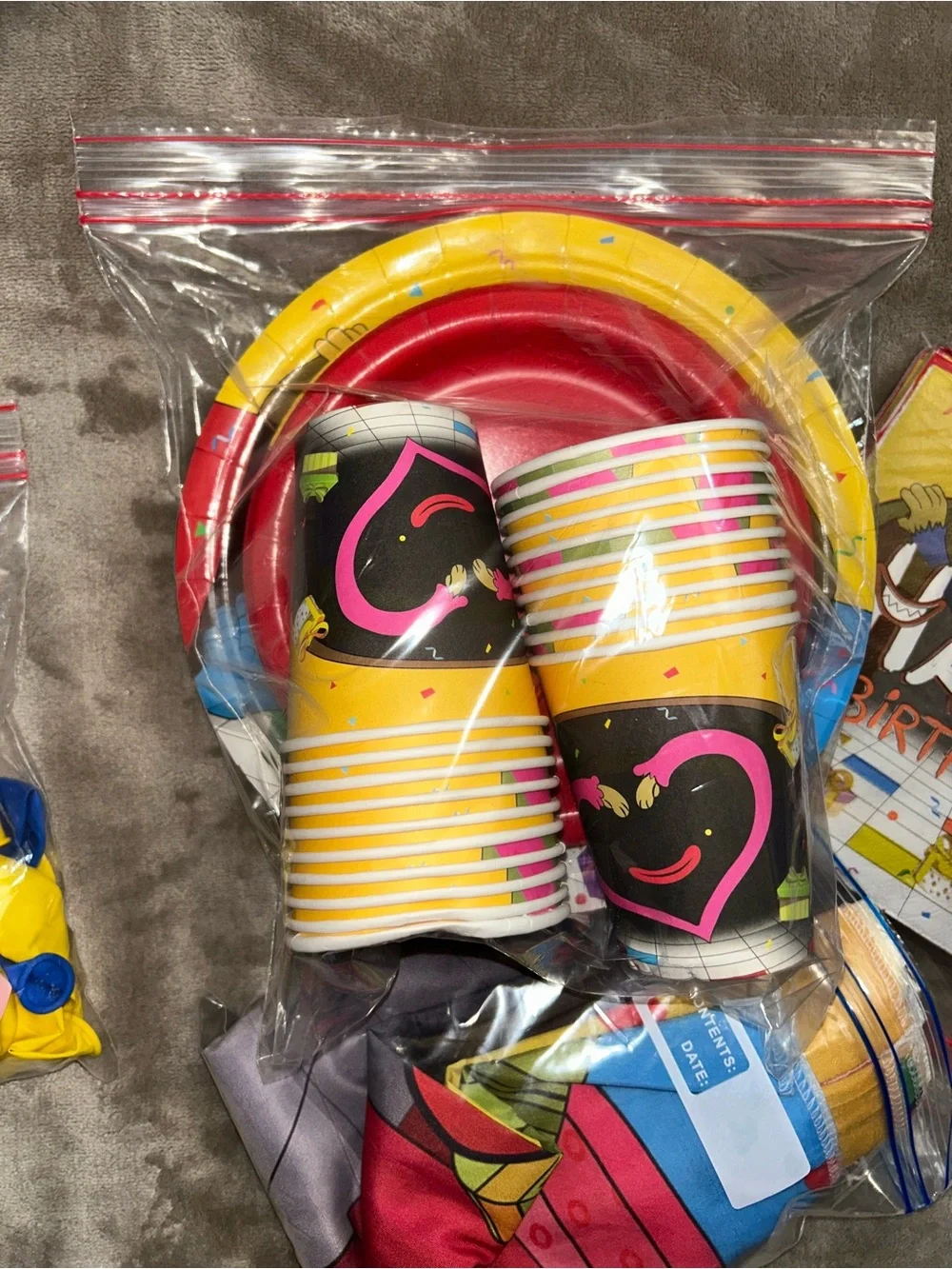 POPPY PLAYTIME THEME BIRTHDAY PARTY ITEMS!!